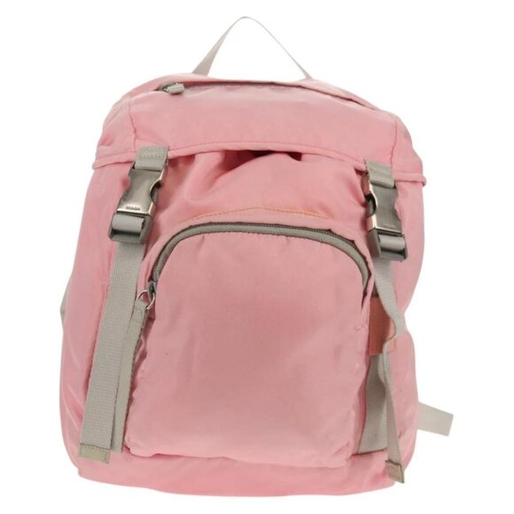 PRADA Backpack Nylon Pink Silver Auth yk19623V main image 6